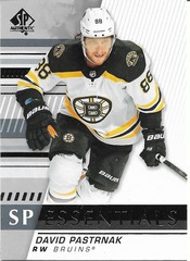 2019-20 UD SP Authentic SP Essentials #SPE-DP David Pastrnak Bruins